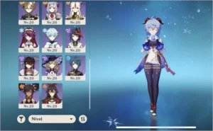 Ar43. Ganyu + harpa, kokomi e qiqi - Genshin Impact