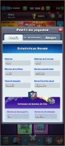 Clash Royale lv11 com 11 lendárias e com troca de nome