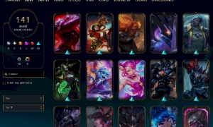 Conta ouro 3- 141 SKINS - League of Legends LOL