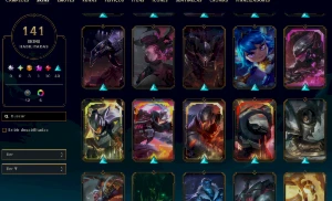 Conta ouro 3- 141 SKINS - League of Legends LOL