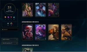 Conta  de lol lvl 84 - 2 Skins vitoriosas League of Legends