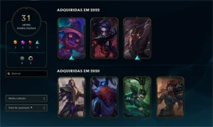 Conta  de lol lvl 84 - 2 Skins vitoriosas League of Legends