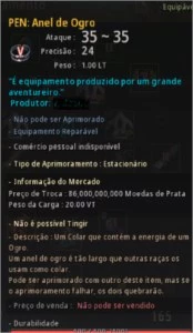 Conta Bdo Sorc 62/ OGRO PEN/ Armadura e armas boss/ VELL - Black Desert