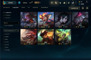 Conta LoL, 386 Skins, 161 Champs, Unranked FULL ACESSO - League of Legends