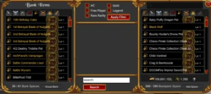 Conta aqw com donated e member com varios rares - Adventure Quest World