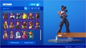 Conta Fortnite S4 - S8 18 skins lendárias/27 skins épicas