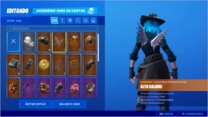 Conta Fortnite S4 - S8 18 skins lendárias/27 skins épicas
