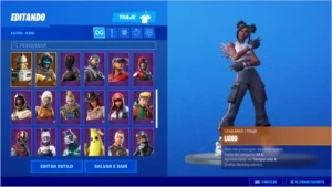 Conta Fortnite S4 - S8 18 skins lendárias/27 skins épicas