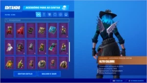 Conta Fortnite S4 - S8 18 skins lendárias/27 skins épicas