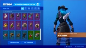 Conta Fortnite S4 - S8 18 skins lendárias/27 skins épicas