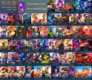 CONTA MOBILE LEGENDS BANG BANG
