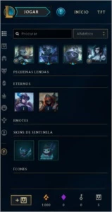 conta  platina 4 57% winrate ganhando 18 pdl - League of Legends LOL