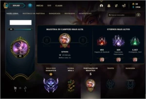 Conta Diamante 2 de League of Legends LOL
