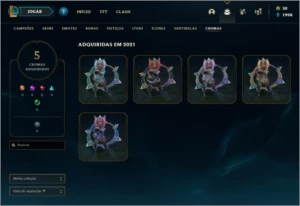 Conta Diamante 2 de League of Legends LOL