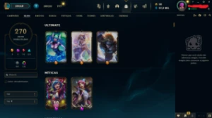 270 Skins, Full Acesso Pra Sair Agora - League of Legends LOL
