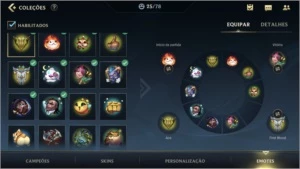 MAIN MID: ESMERALDA IV + 12 SKINS + PASSE WILD + 46 CAMPEÕES - League of Legends: Wild Rift LOL WR