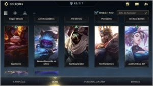 MAIN MID: ESMERALDA IV + 12 SKINS + PASSE WILD + 46 CAMPEÕES - League of Legends: Wild Rift LOL WR