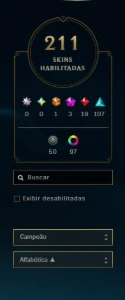 Conta gold League of legends LOL
