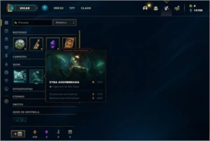 Conta bronze 1 com 1 Skin e 23 Champs - League of Legends LOL