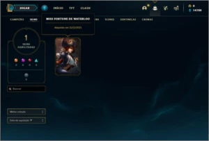 Conta bronze 1 com 1 Skin e 23 Champs - League of Legends LOL