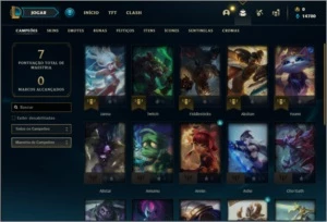 Conta bronze 1 com 1 Skin e 23 Champs - League of Legends LOL