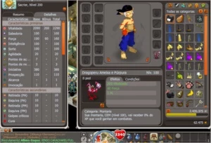 Sacrier 200 Scrollado Spiritia com profissões lvls 200 - Dofus