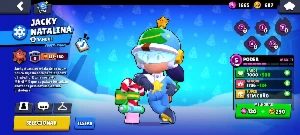 Conta de Brawl Stars com skins de natal