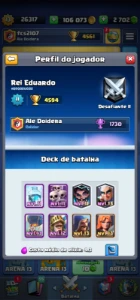 Conta Clash hoyale - Clash Royale