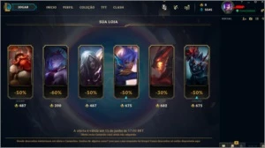 Conta de lol barata MMR ALTO - League of Legends