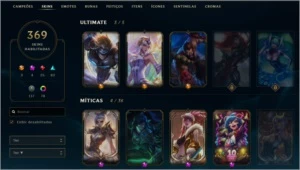 Conta 370 skins - Vayne Ladra de Almas - League of Legends LOL