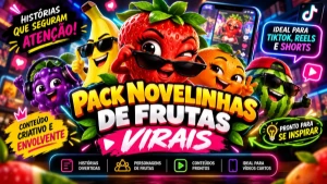 Pack Histórias de Frutas para Vídeos Curtos - Vídeos e Cortes Cortes Virais