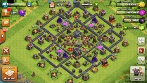 Conta CV 9 PRATICAMENTE FULL - Clash of Clans