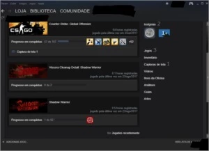 Conta Steam - Counter Strike CS