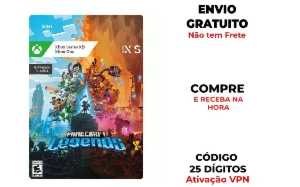 Minecraft Legends XBOX one e Séries S/X - Gift Cards