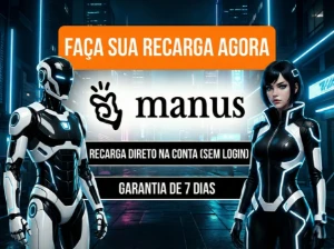 Recarga Manus Ai | Envio Dos Creditos Direto Na Sua Conta - Outros