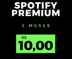 Spotify Premium 3 Meses - Assinaturas e Premium