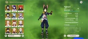 Tignari e os 3 arcontes e mais 11 5 star - Genshin Impact