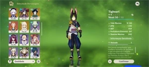 Tignari e os 3 arcontes e mais 11 5 star - Genshin Impact