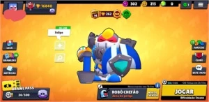 Conta Brawl Stars com algumas skins legais.