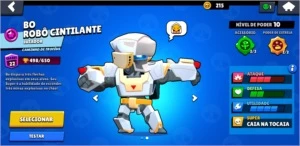 Conta Brawl Stars com algumas skins legais.