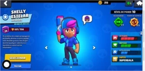 Conta Brawl Stars com algumas skins legais.