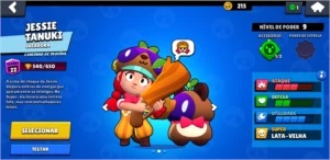Conta Brawl Stars com algumas skins legais.
