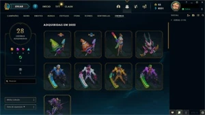 CONTA EXCELENTE DIAMOND III - 380 SKINS FULL CHAMP - League of Legends LOL