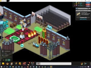 Vendo conta Habbo com 5k de conquistas, c/ 100c e raros/bons