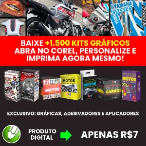 Pack Com +1.500 Vetores De Motos - Outros