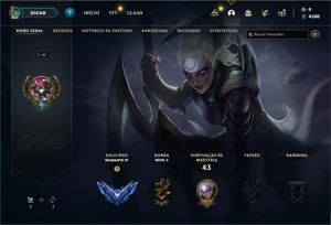 CONTA DIAMANTE 4 - PREÇO BAIXO E NA HORA - League of Legends LOL