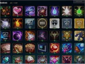 Pra sair rapido, continha Platina 2, 215 SKINS - League of Legends LOL