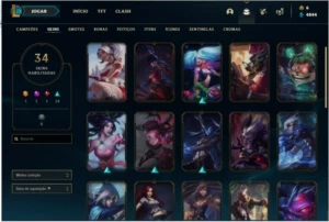 Conta LoL Mestre (ex challenger 2019-2020) - League of Legends