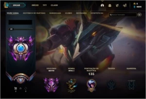Conta LoL Mestre (ex challenger 2019-2020) - League of Legends