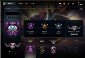 Conta LoL Mestre (ex challenger 2019-2020) - League of Legends
